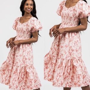 Rachel Parcell Pink Floral Dress